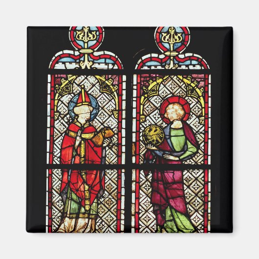 S. Sylvester und John the Evangelist Magnet (Vorne)