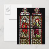S. Sylvester und John the Evangelist Postkarte (Vorne/Hinten)