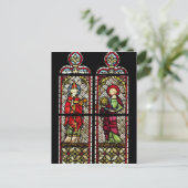 S. Sylvester und John the Evangelist Postkarte (Stehend Vorderseite)