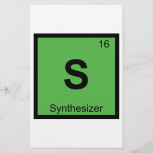 S - Synthesizer Musik Chemie Periodensystem