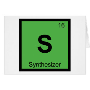 S - Synthesizer Musik Chemie Periodensystem
