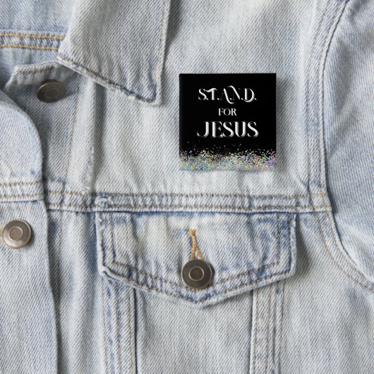 S.T.A.N.D. für Jesus Button (Beispiel)
