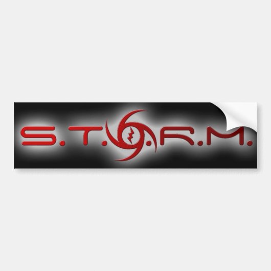 S.T.O.R.M. Autoaufkleber (Vorne)