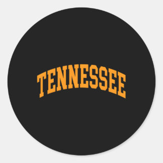 S Tennessee Tn Throwback Runder Aufkleber