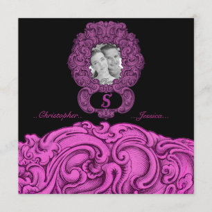 S - The Falck Alphabet (Pink) (Hochzeit) Einladung