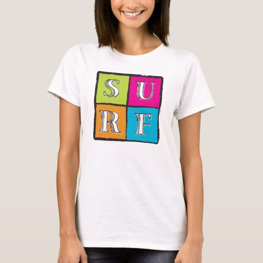 S U R F T-Shirt (Vorderseite)