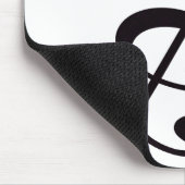 "S", "u." und/oder dreifacher Clef-musikalische Mousepad (Ecke)