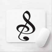 "S", "u." und/oder dreifacher Clef-musikalische Mousepad (Mit Mouse)