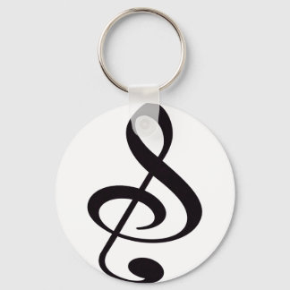 "S", "&" und/oder "Treble Clef" Musical Note Schlüsselanhänger