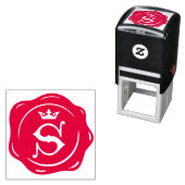 S - Ursprünglicher Buchstabe des antiken Wachs Sie Permastempel (Beispiel)