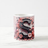 S Valentine alphabet 3D Verwandlungstasse (Mittel)
