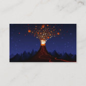 s_volcano-2560x1600, Name, Adresse 1, A... Visitenkarte (Rückseite)