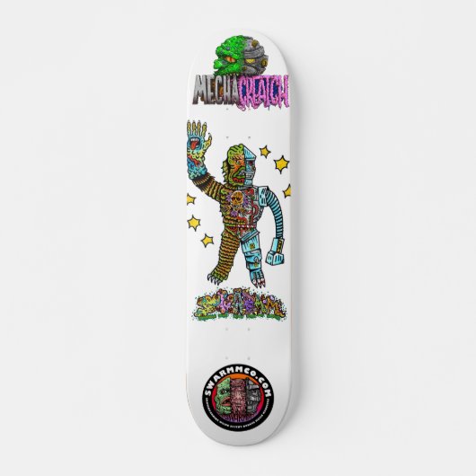S.W.A.R.M.M. / Mechacreatch Skateboard, 7¾" Deck Skateboard (Vorne)