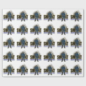 S.W.A.T. Haltung Geschenkpapier (Flach)