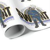 S.W.A.T. Haltung Geschenkpapier (Rolleneckpunkt)