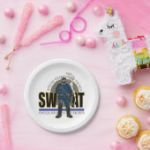 S.W.A.T. Haltung Pappteller (Party)