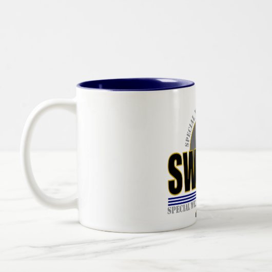 S.W.A.T. Haltung Zweifarbige Tasse (Links)