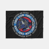 S.W.A.T. Team Fleecedecke (Vorderseite (Horizontal))