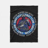 S.W.A.T. Team Fleecedecke (Vorderseite)