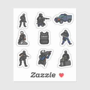 S.W.A.T Team Stickers Aufkleber
