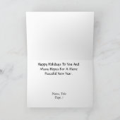 S.W.A.T Van Christmas Card Karte (Innenseite)