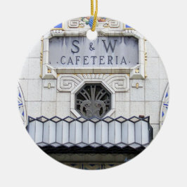 S & W, Asheville, S & W Weihnachten Keramik Ornament