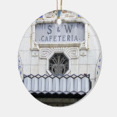 S & W, Asheville, S & W Weihnachten Keramik Ornament (Links)
