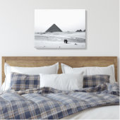 S/W-Pyramiden Leinwanddruck (Insitu (Schlafzimmer))