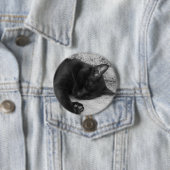 S/W - Schlafende Katze Button (Beispiel)