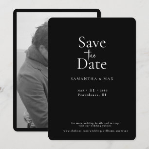 S/W Von uns beiden S/W Foto Save-the-Date Save The Date