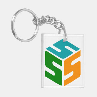 S-Würfel-Logo Schlüsselanhänger