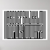 SA.0294 - Alphabeth Extra Large Poster (Vorne)