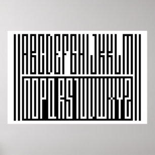 SA.0294 - Alphabeth Extra Large Poster