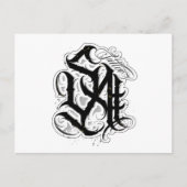 SA Chicano Letter Postkarte (Vorderseite)