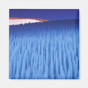 SA, Chile, Coquimbo Region, Nieve Penitente; Magnet