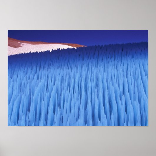 SA, Chile, Coquimbo Region, Nieve Penitente; Poster (Vorne)