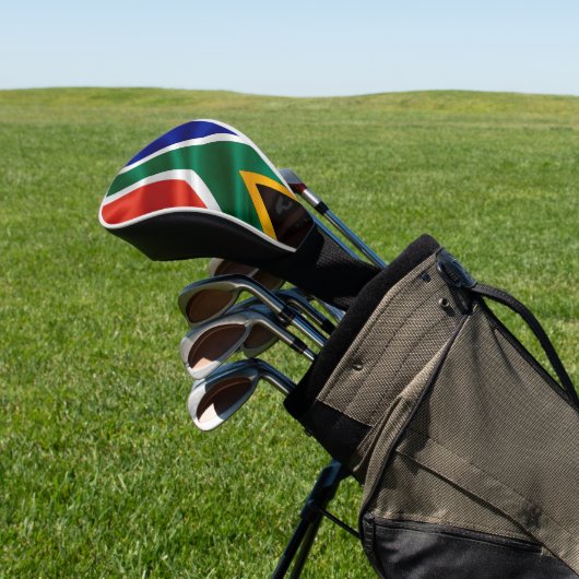 SA-Flagge Golf Headcover (In SItu)