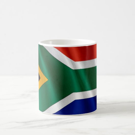 SA-Flagge Kaffeetasse (Mittel)