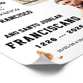 Sa Francisco de Assisi Glänzendes Poster (Ecke)