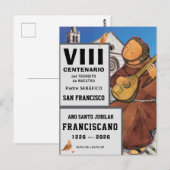 Sa Francisco de Assisi Glänzendes Poster Postkarte (Vorne/Hinten)