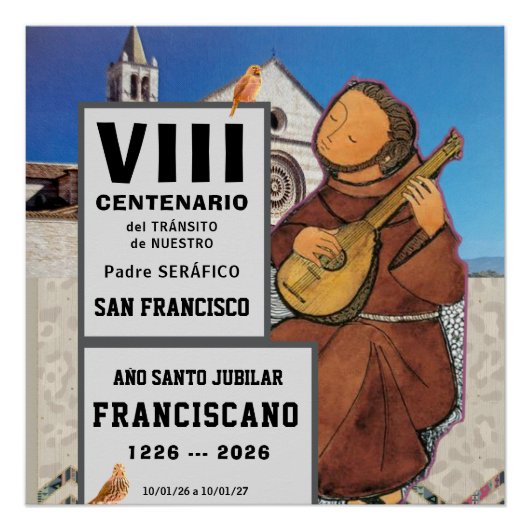 Sa Francisco de Assisi Hochglanzposter Poster (Vorderseite)