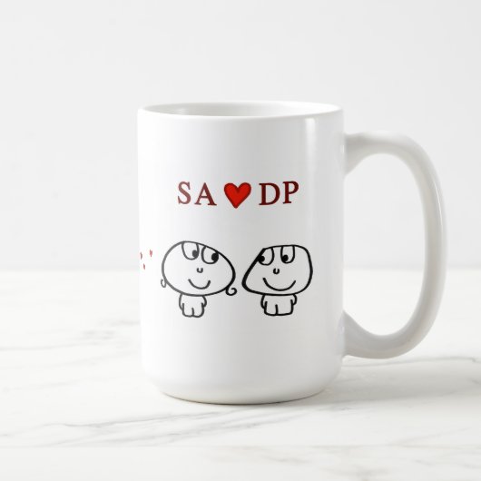 "Sa-Herz DP " Kaffeetasse (Rechts)