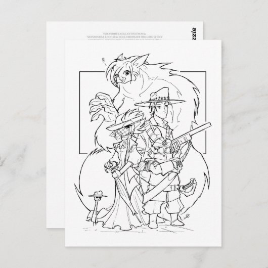 SA League Postkarte (Vorne/Hinten)