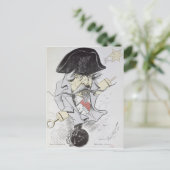 Sa Majeste!! Sie haben die Gewohnheit, Postkarte (Stehend Vorderseite)