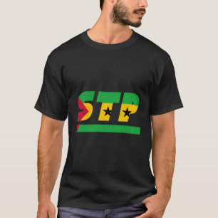 Sã £O Tomã© und PrãNcipe Santomean mit Flagge T-Shirt