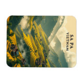 Sa Pa Vietnam Reisbretter Berge Magnet (Horizontal)