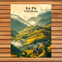 Sa Pa Vietnam Reisbretter Berge