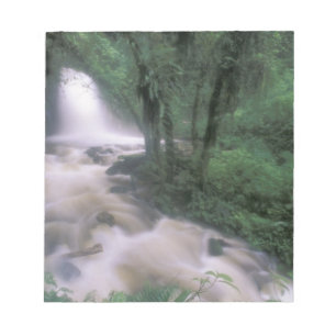 SA, Peru, S.H. Machu Picchu, Kaskade und Wolke Notizblock