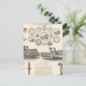 SA Woods Machine Company Postkarte (Stehend Vorderseite)