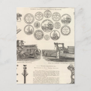 SA Woods Machine Company Postkarte